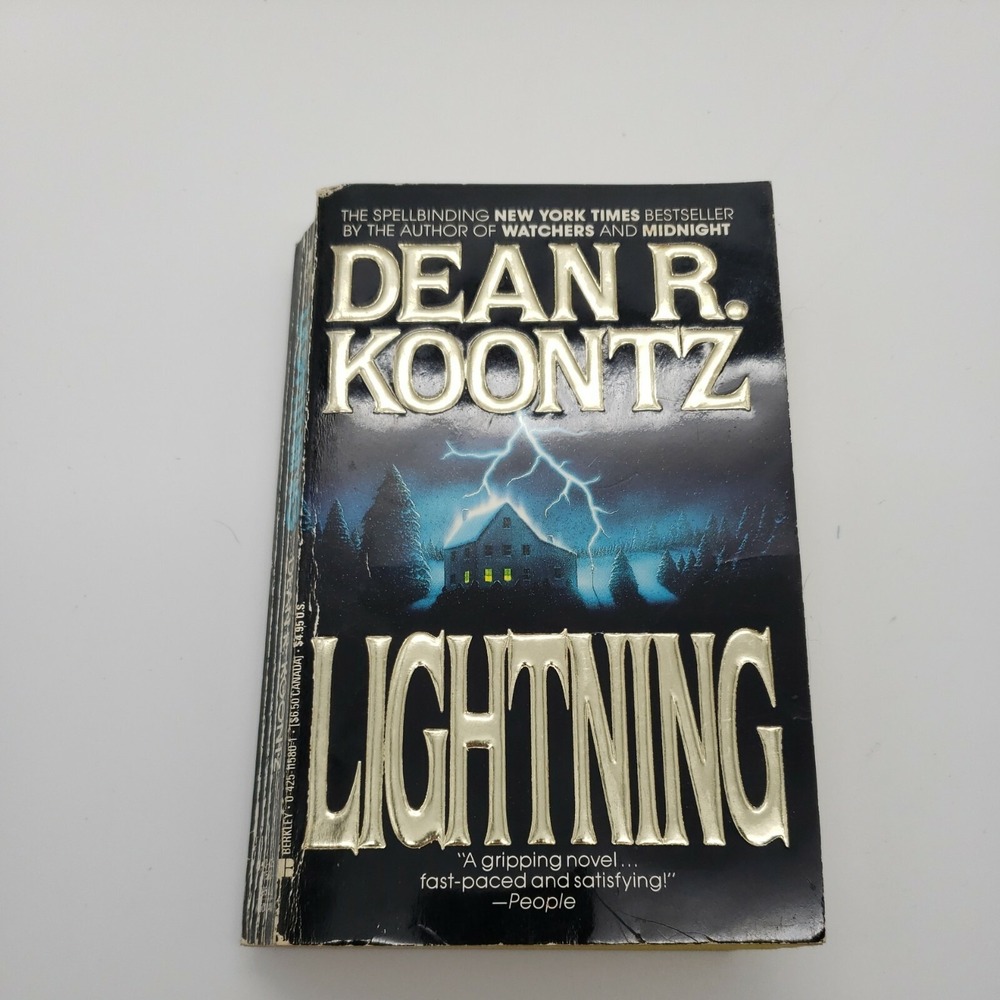 Lightning by Dean R.‎ Koontz (1988, Paperback) 1st Printing RARE Great Condition